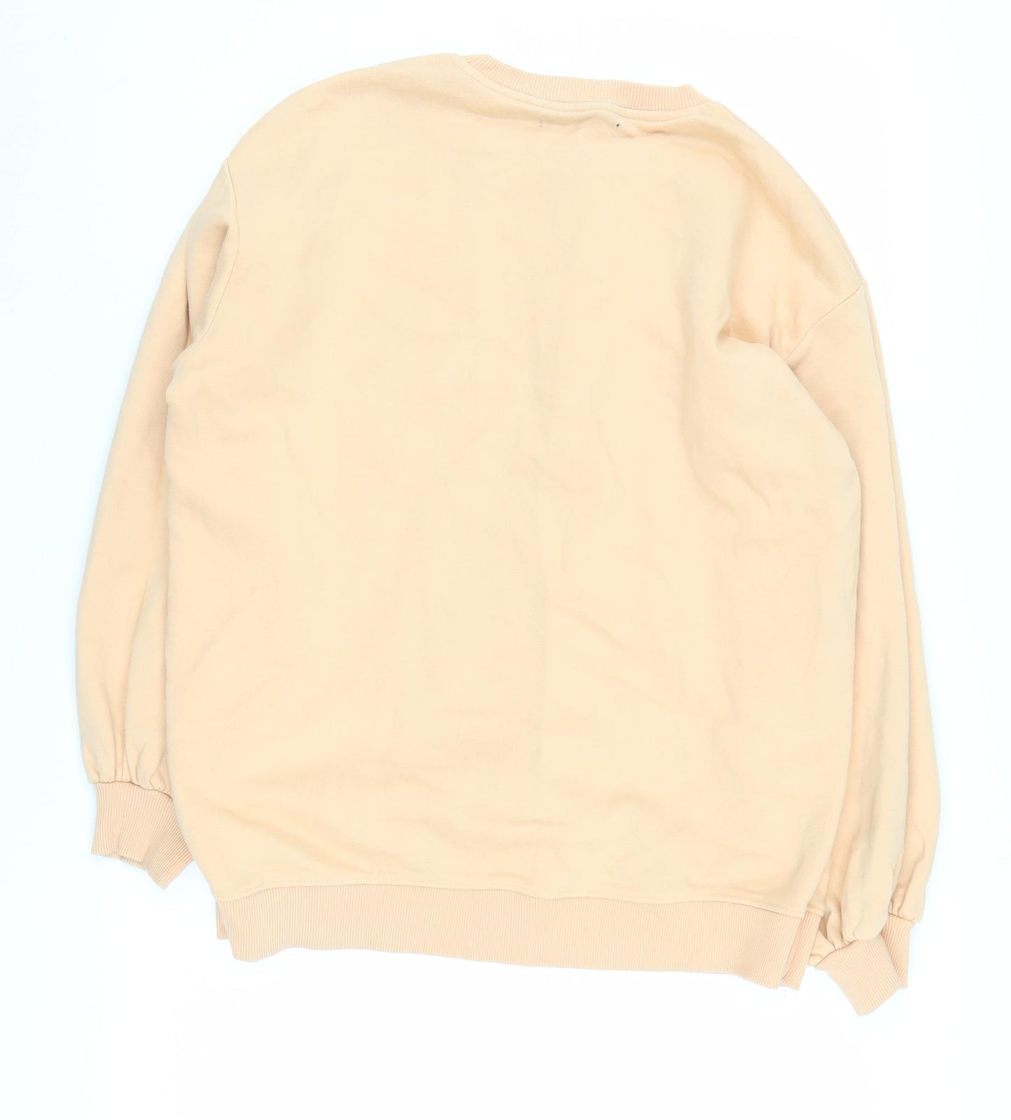 Threadbare Women's Beige Crew Neck Sweatshirt Size 12