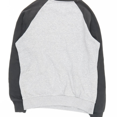 Adidas Women's Grey Logo Sweatshirt Size 10