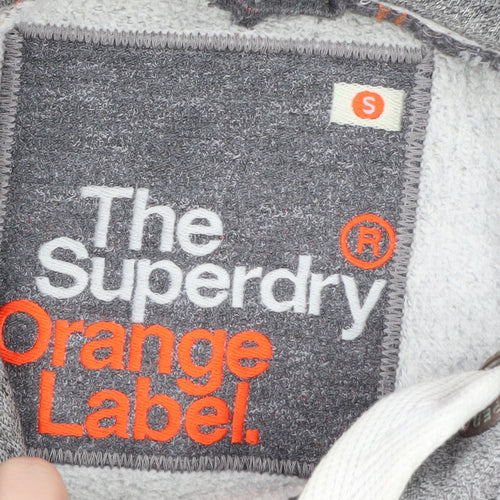 Superdry Men's Grey Hoodie S Pullover Fleece