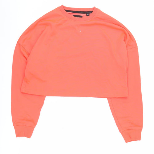 Pink Soda Sport Women's Orange Crop Sweatshirt UK 12
