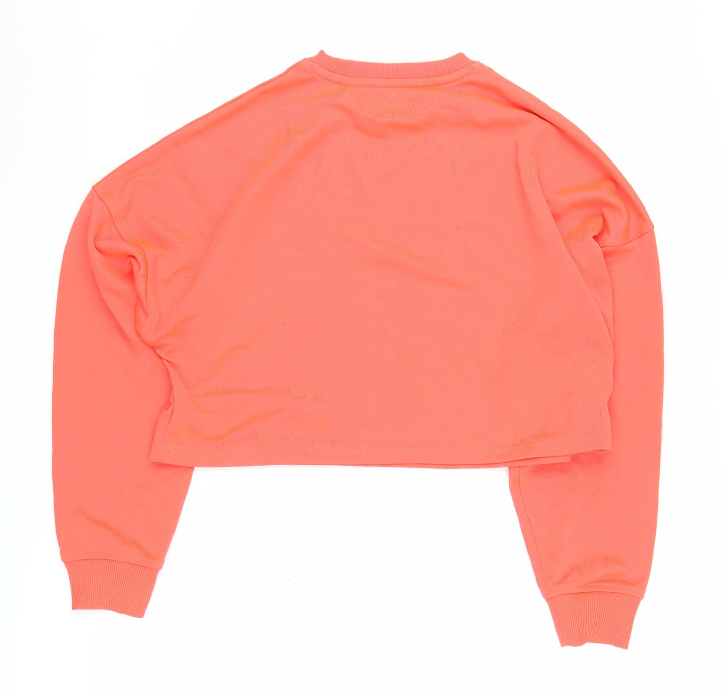 Pink Soda Sport Women's Orange Crop Sweatshirt UK 12