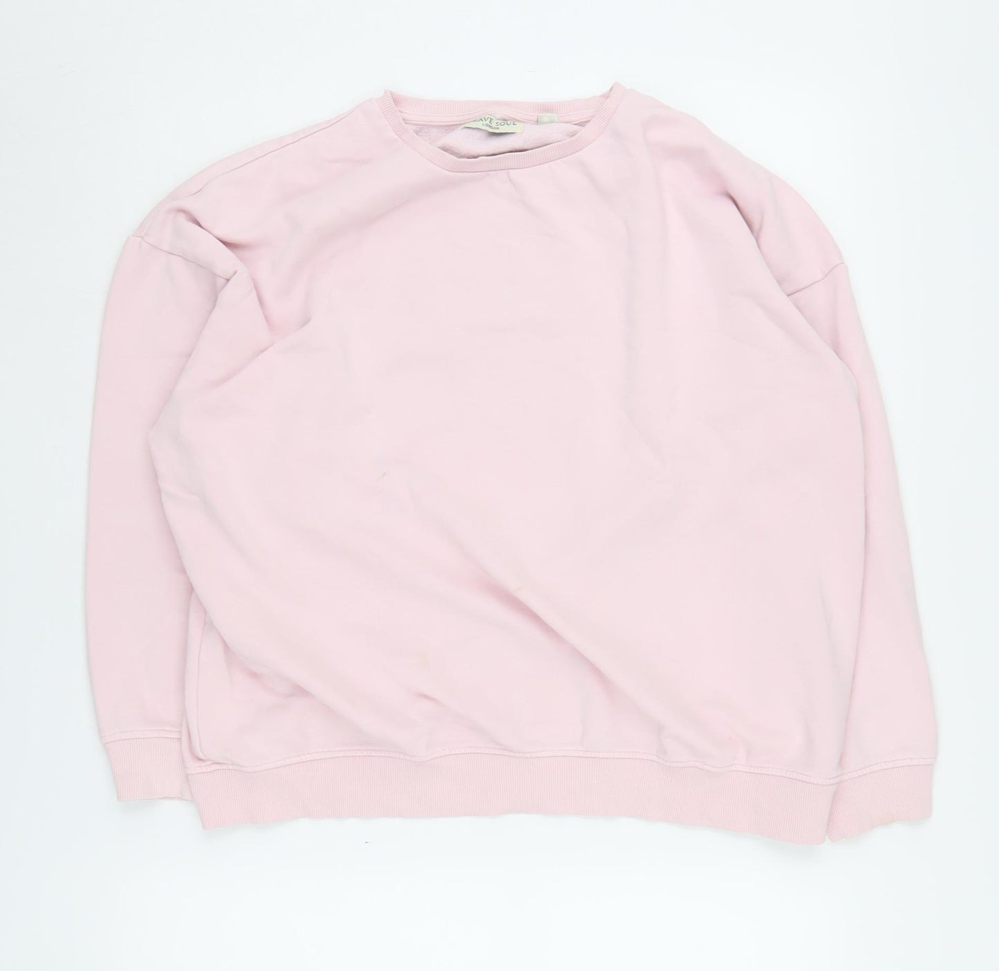 Brave Soul Women's Pink M Pullover Sweatshirt