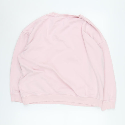Brave Soul Women's Pink M Pullover Sweatshirt