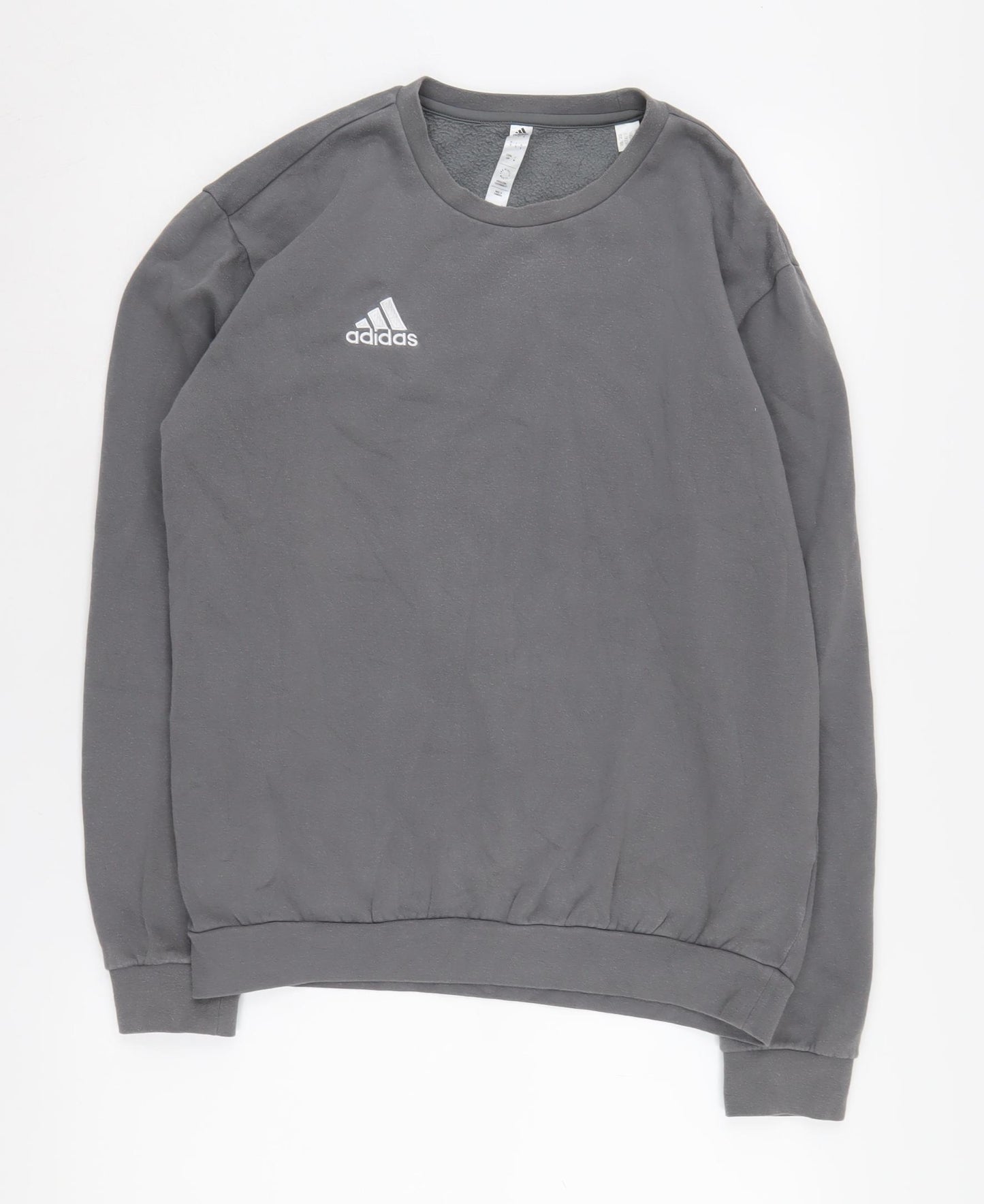 Adidas Men's Grey Pullover Sweatshirt Size S