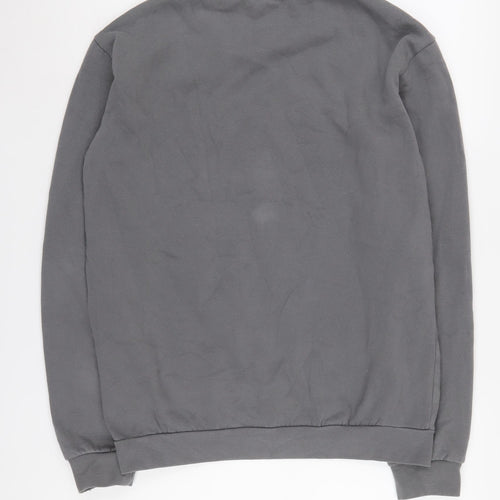 Adidas Men's Grey Pullover Sweatshirt Size S