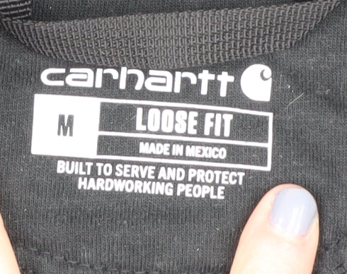 Carhartt Men's Black Sweatshirt M Pullover Crew Neck