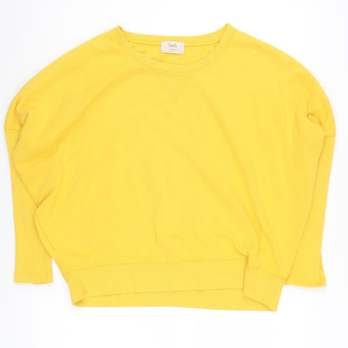 Hush Women's Yellow Pullover Sweatshirt XS