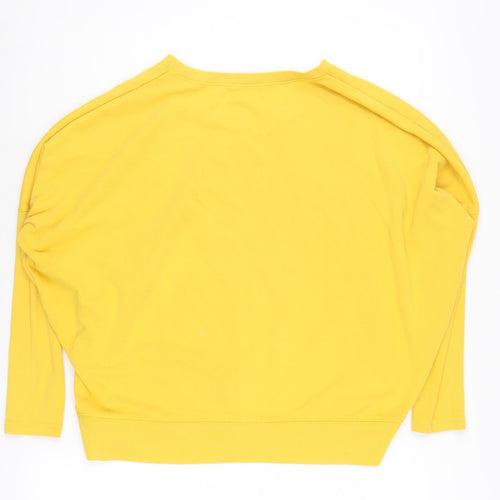 Hush Women's Yellow Pullover Sweatshirt XS