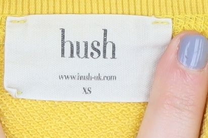 Hush Women's Yellow Pullover Sweatshirt XS