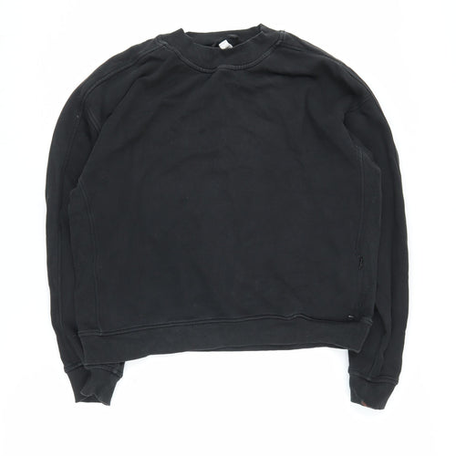 Lululemon Women's Black Pullover Sweatshirt, Size 10, Cotton