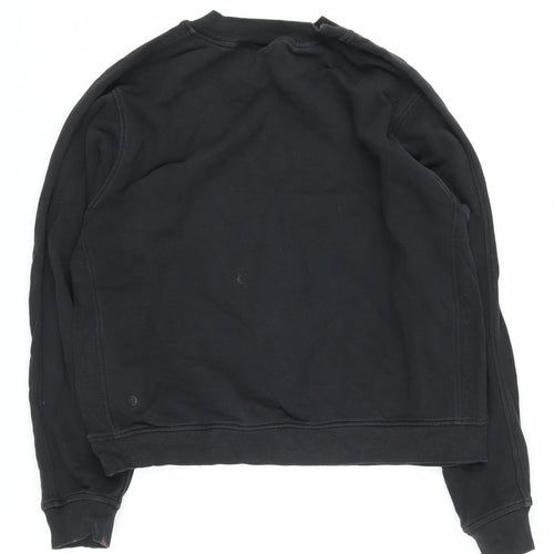 Lululemon Women's Black Pullover Sweatshirt, Size 10, Cotton