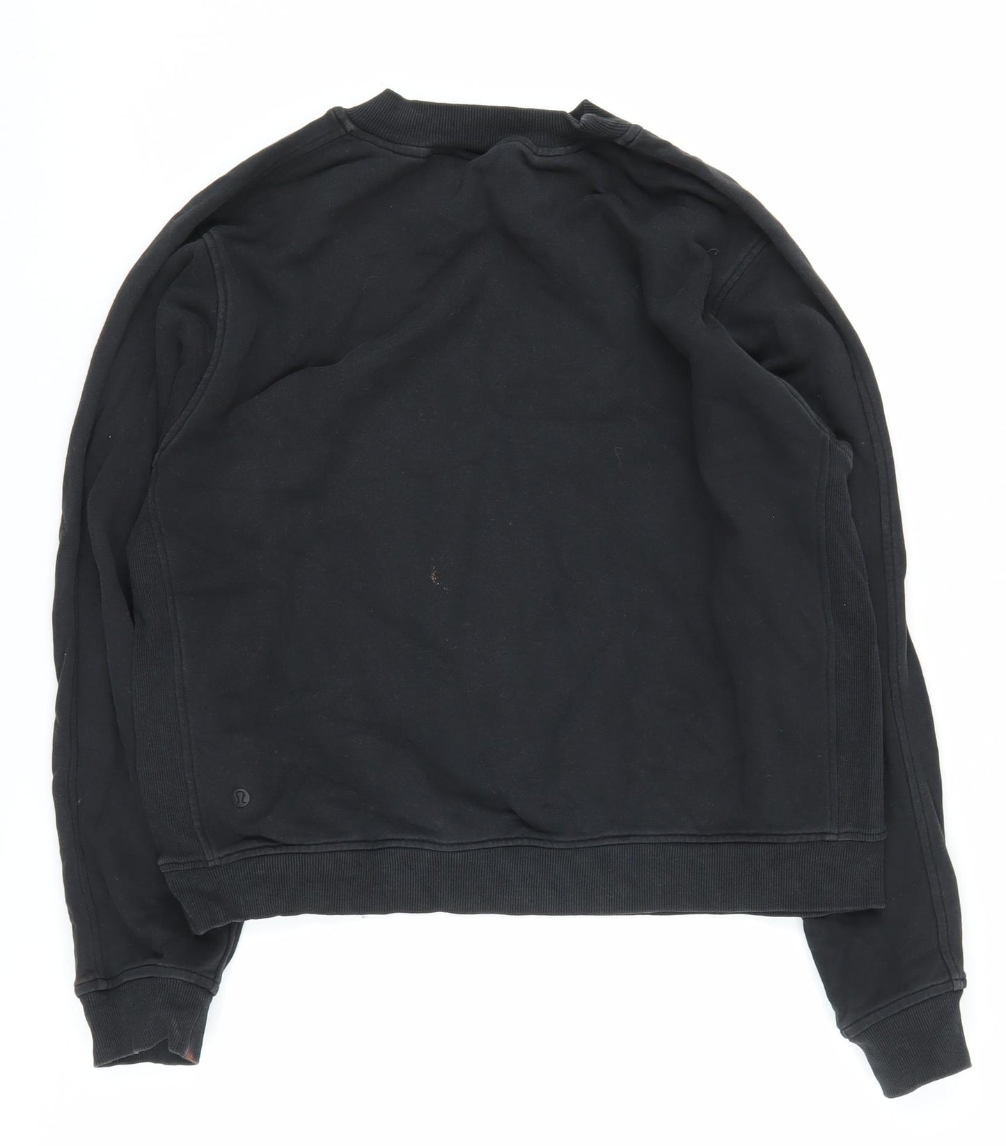 Lululemon Women's Black Pullover Sweatshirt, Size 10, Cotton