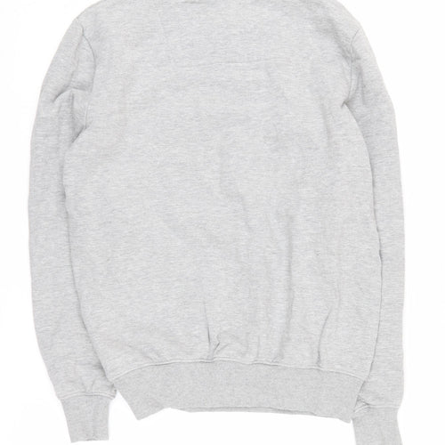 Threadbare Men's Grey Pullover Sweatshirt S, Logo Design