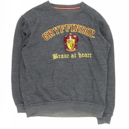 Harry Potter Unisex Grey Gryffindor Sweatshirt M
