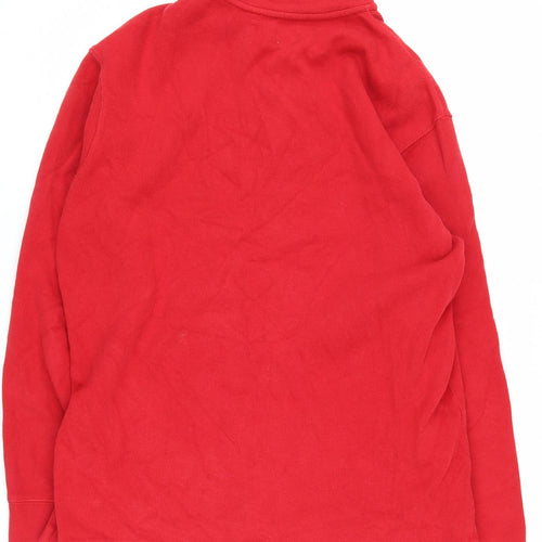 Polo Ralph Lauren Men's Red M 1/4 Zip Jumper