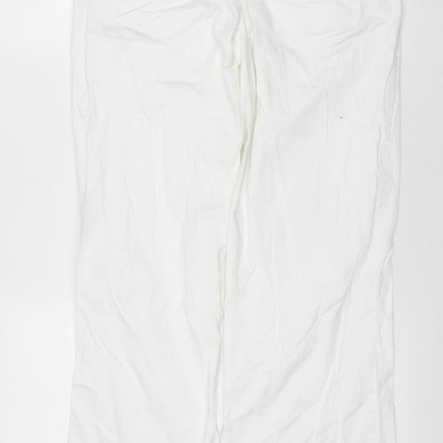 Calvin Klein Women's White Casual Trousers W31 L34