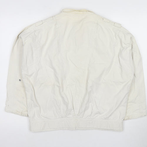 tus London Women's White Mid-Length Jacket M