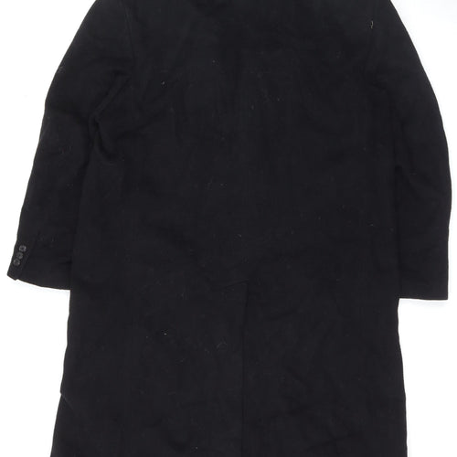 Fumagalli Women's Black Wool Overcoat Size 18