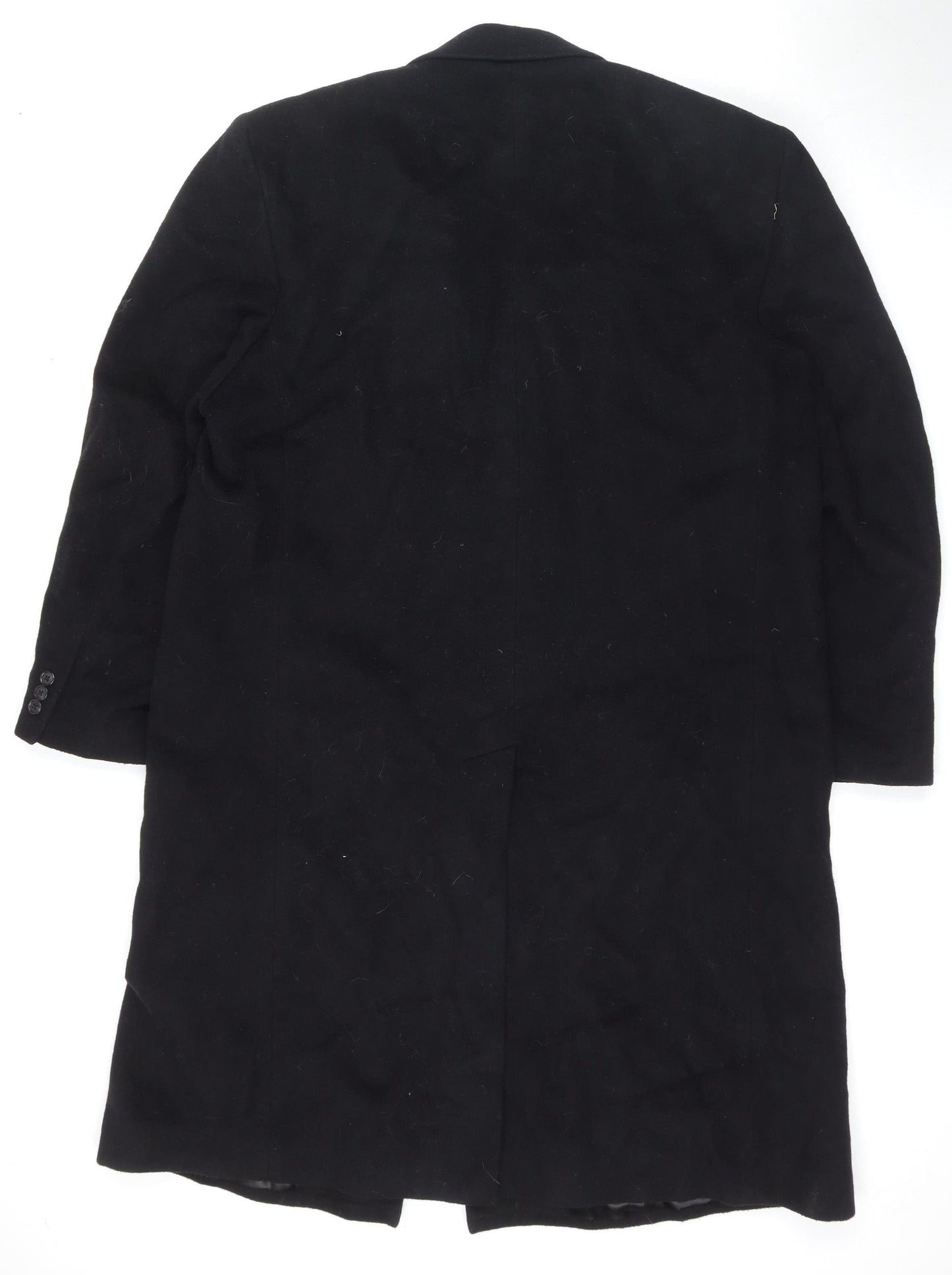Fumagalli Women's Black Wool Overcoat Size 18
