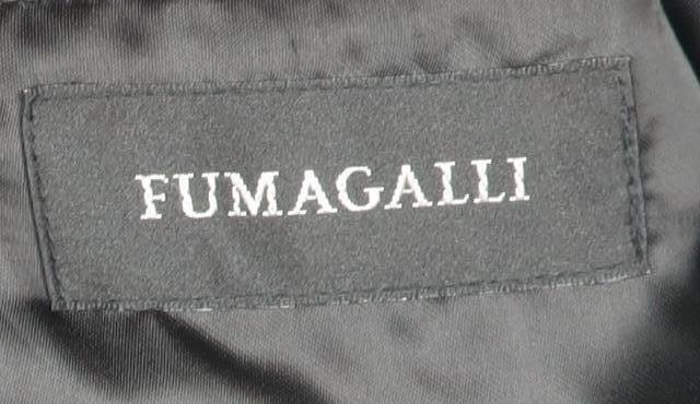 Fumagalli Women's Black Wool Overcoat Size 18