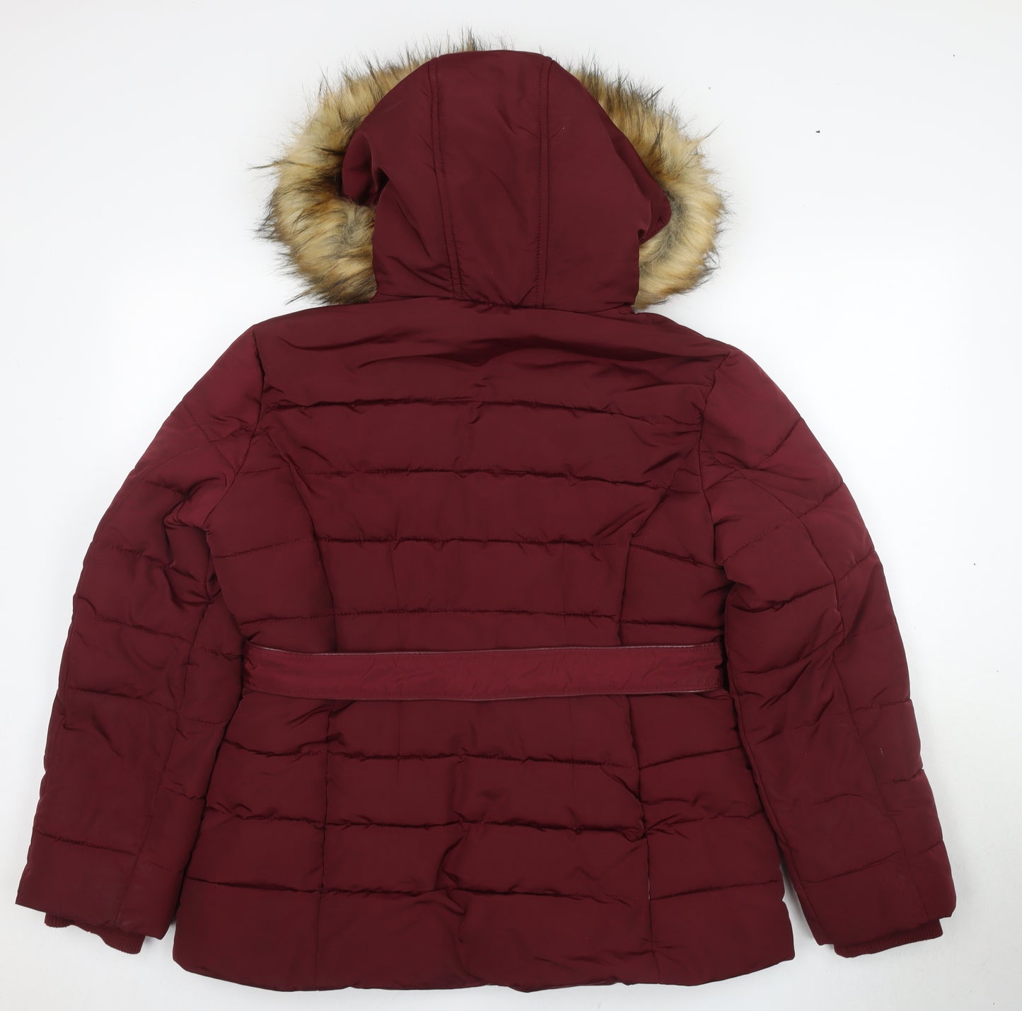 Anna Sui Women's Red Puffer Jacket Size 14