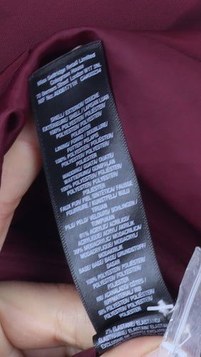 Anna Sui Women's Red Puffer Jacket Size 14