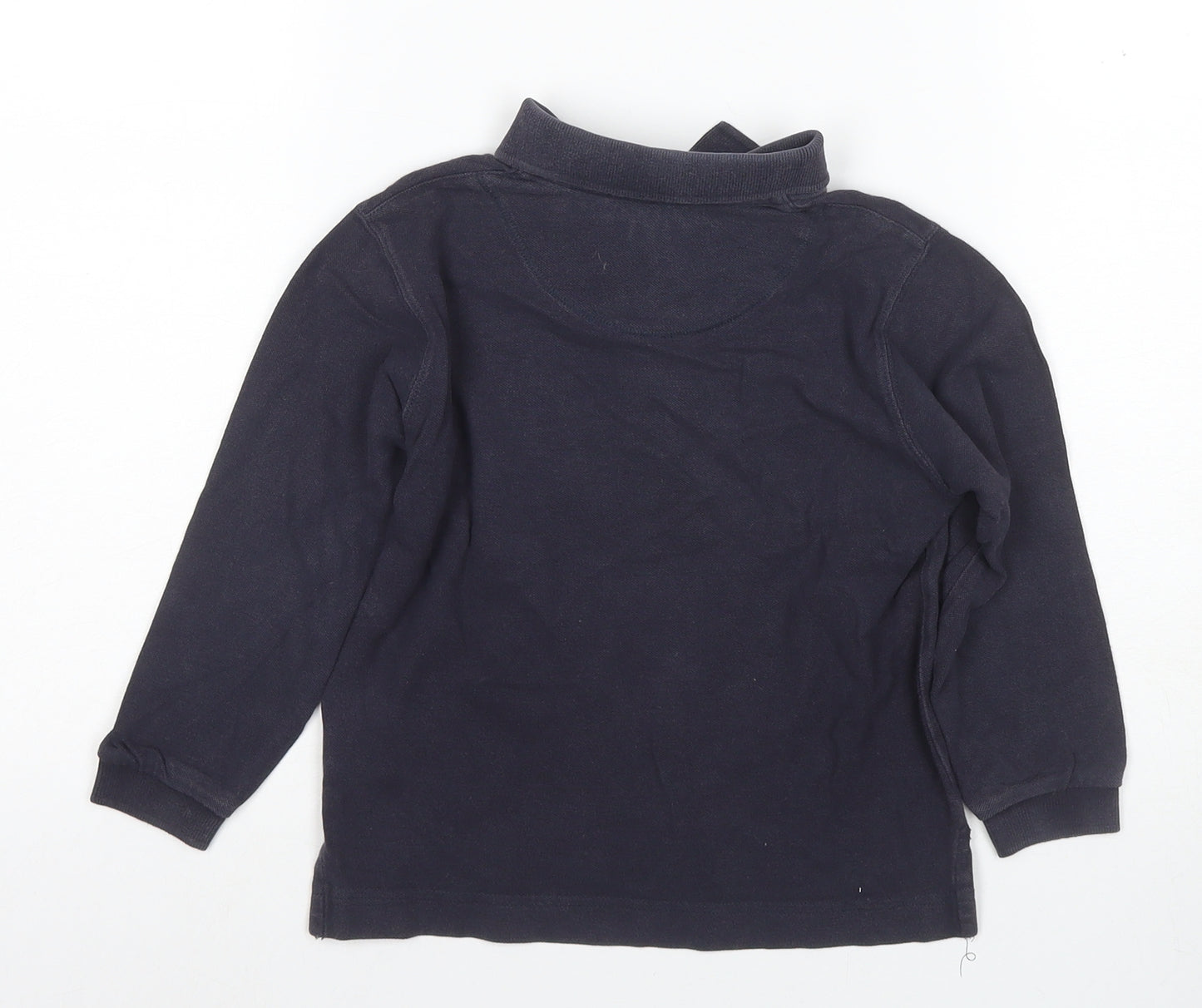 Timberland Boys Black Polo 6 Years Long Sleeve Top