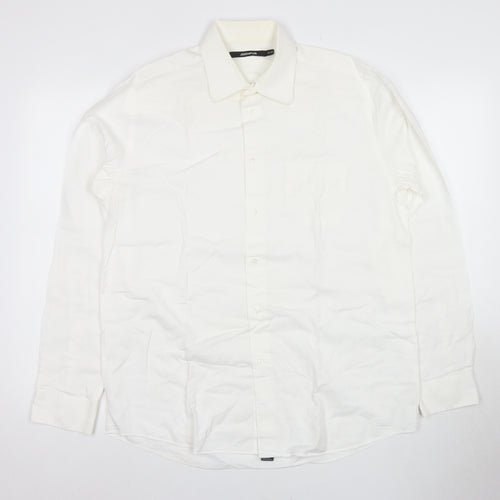 JODHPUR Men's White Dress Shirt - Size 41/42