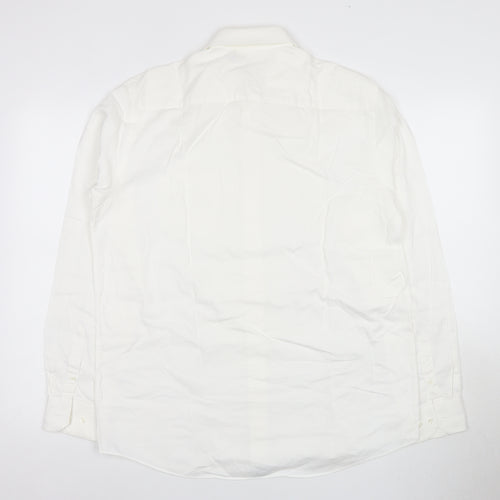 JODHPUR Men's White Dress Shirt - Size 41/42