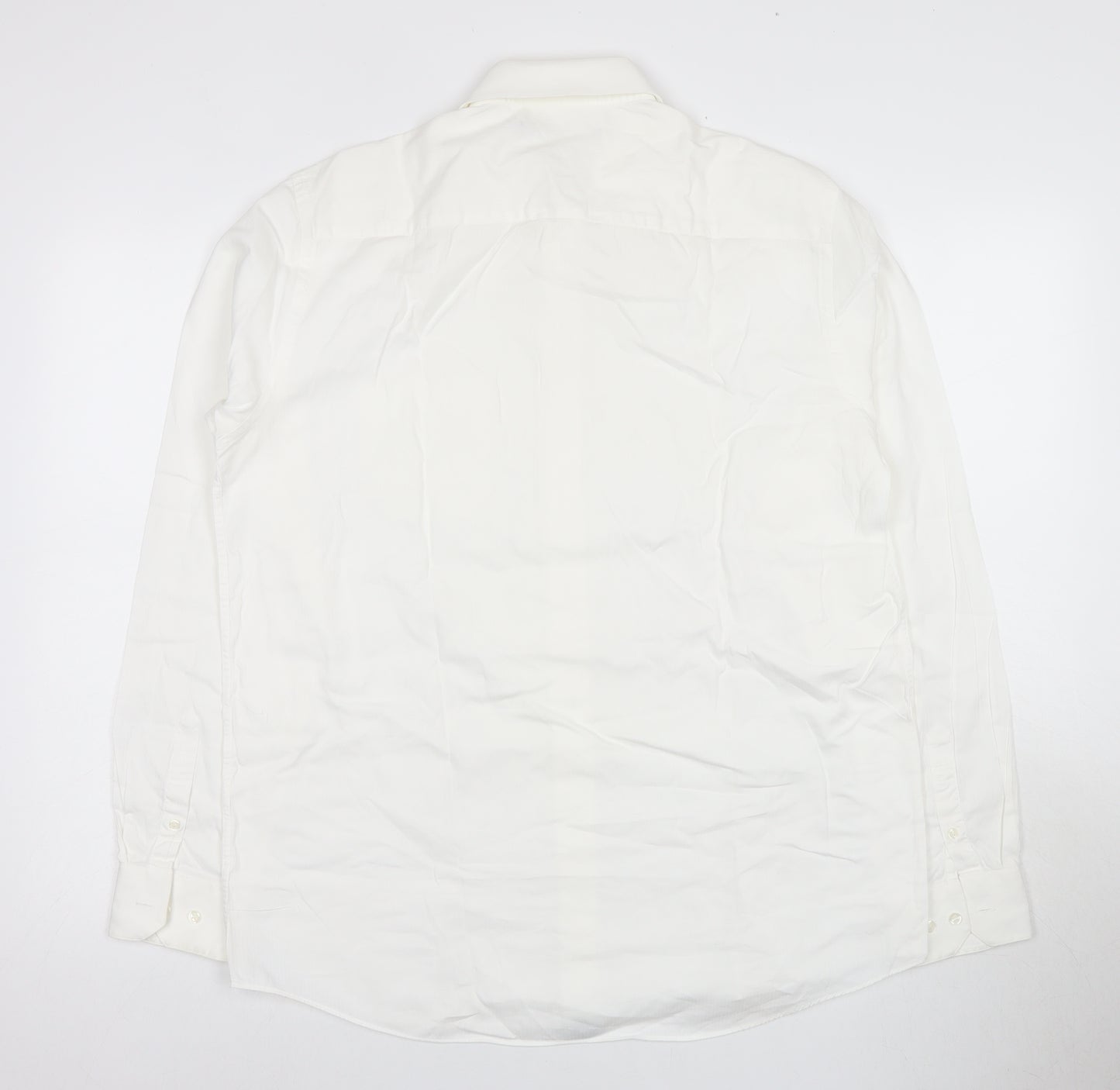 JODHPUR Men's White Dress Shirt - Size 41/42