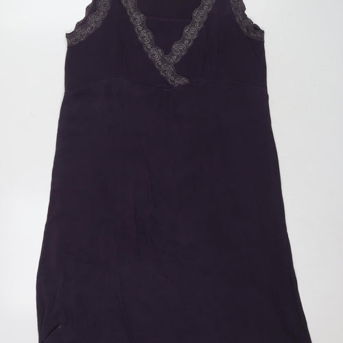 Blooming Marvellous Purple Women's Slip Dress, Medium, Lace Accents