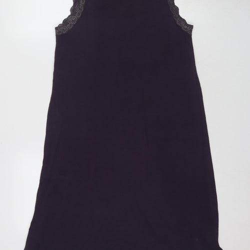Blooming Marvellous Purple Women's Slip Dress, Medium, Lace Accents