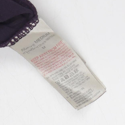 Blooming Marvellous Purple Women's Slip Dress, Medium, Lace Accents