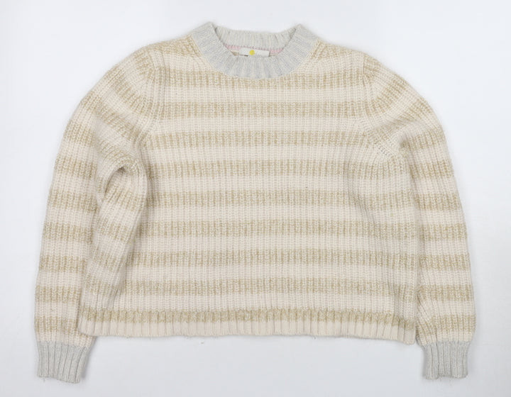 Bodhi Women's Multicoloured Striped Pullover Jumper M