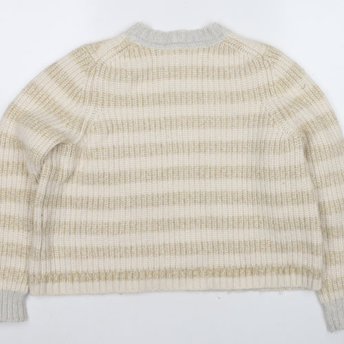 Bodhi Women's Multicoloured Striped Pullover Jumper M