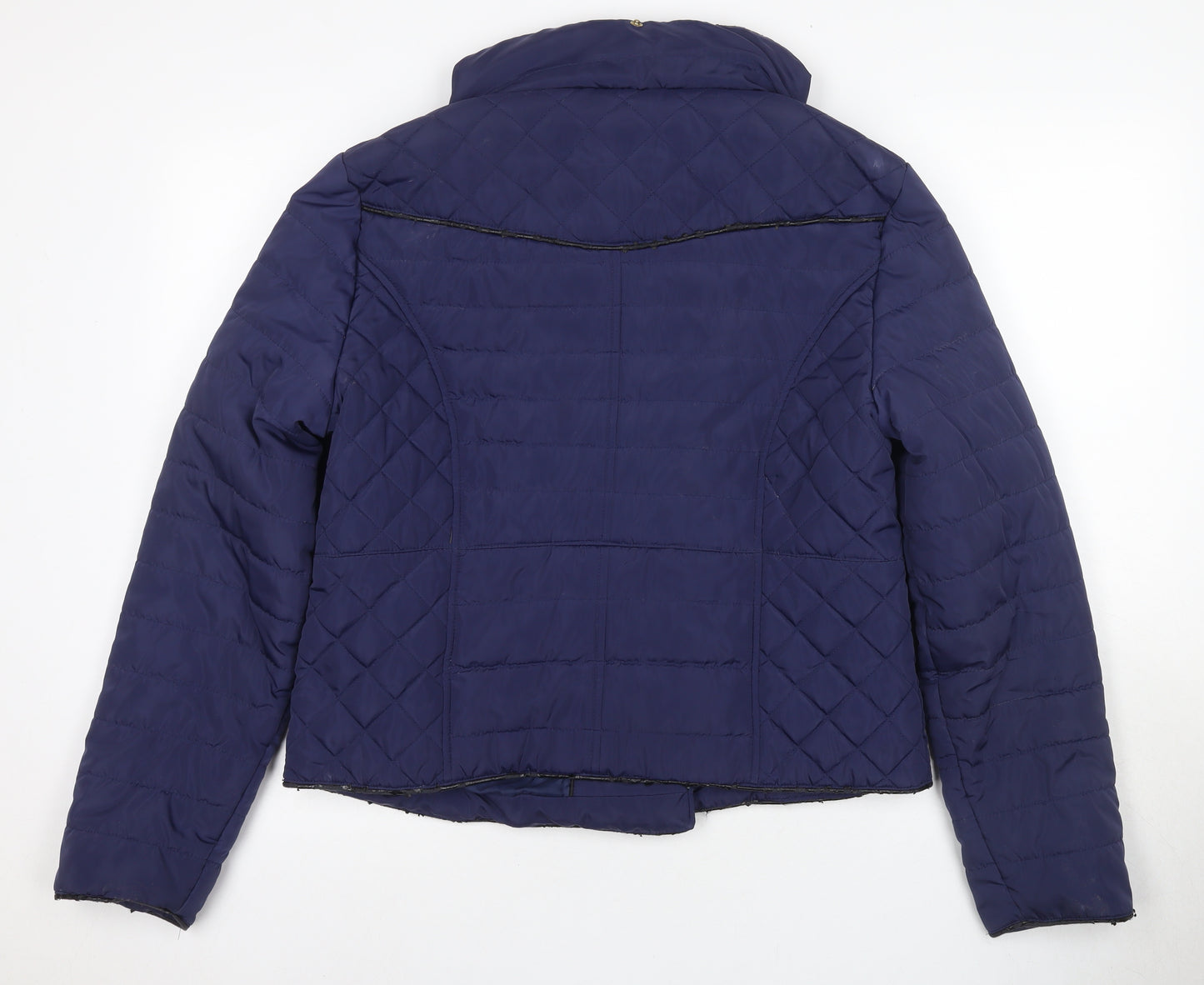 Jane Norman Women's Blue Puffer Jacket Size 16