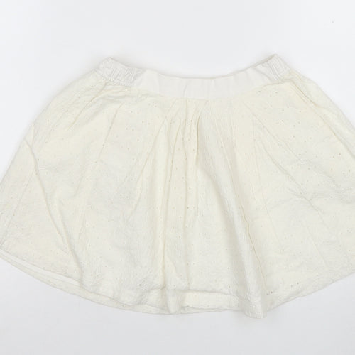 Jigsaw Junior Girls Ivory A-Line Skirt 8-9 Years