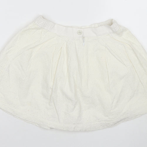Jigsaw Junior Girls Ivory A-Line Skirt 8-9 Years