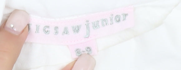 Jigsaw Junior Girls Ivory A-Line Skirt 8-9 Years