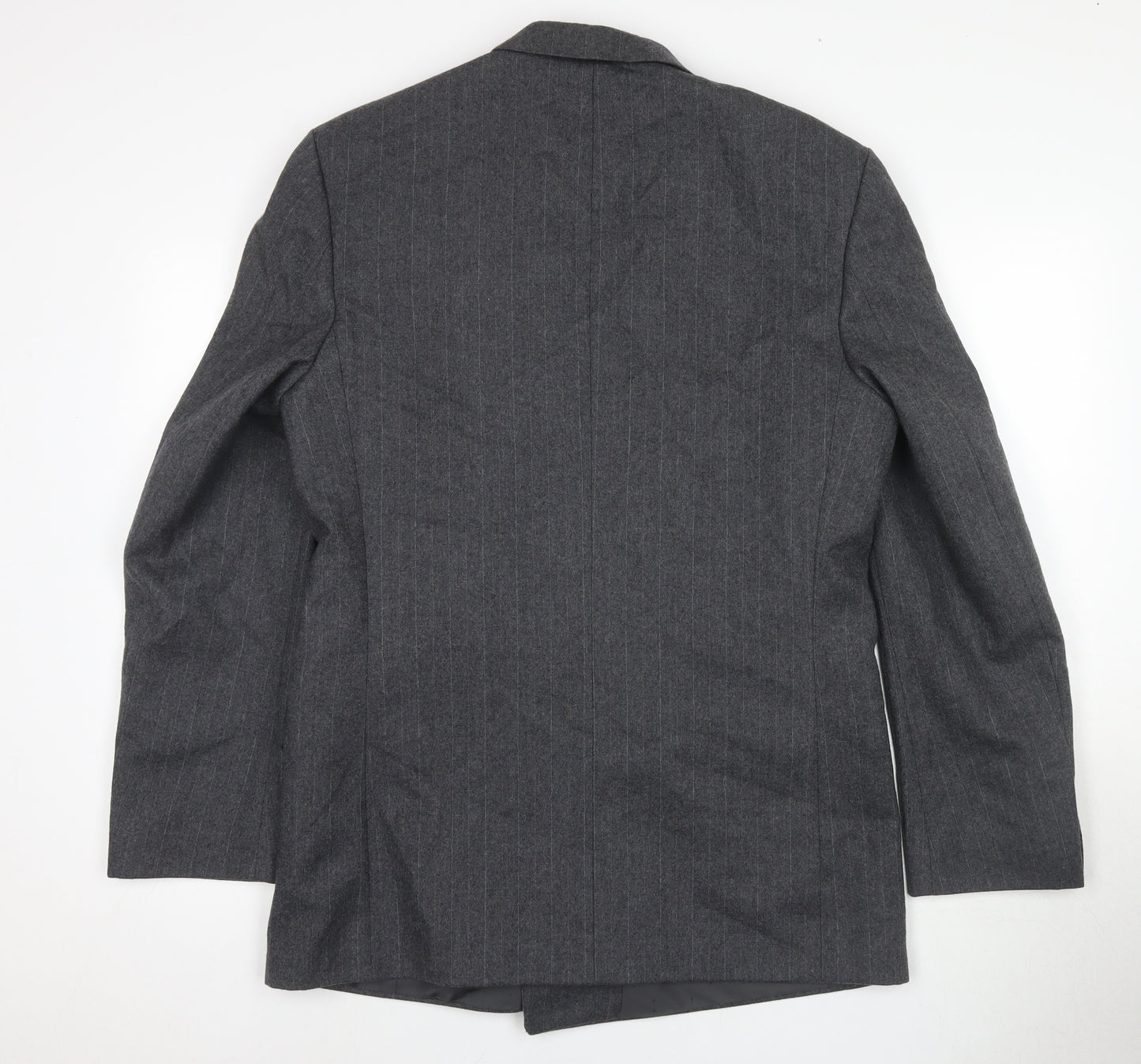 Centaur Men's Grey Size 40L Double-Breasted Blazer