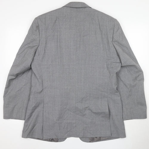 Jasper Conran Men's Grey Blazer 42 Regular Business Formal