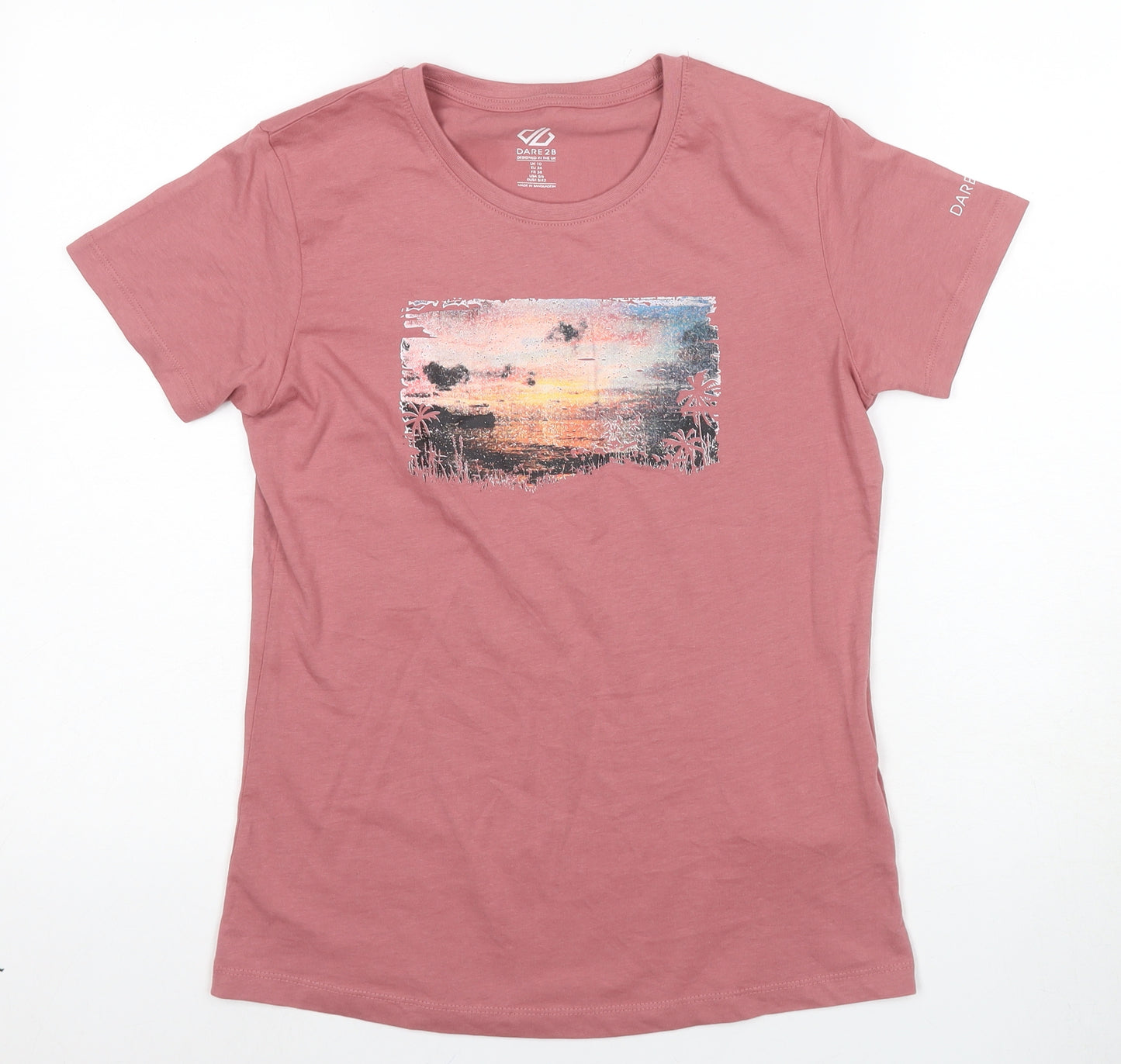 Dare2b Women's Pink Graphic T-Shirt Size 10 Jersey