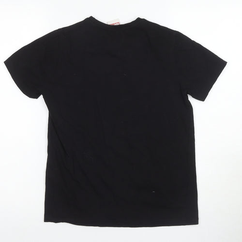 Marvel Boys Black Graphic T-Shirt 11-12 Years
