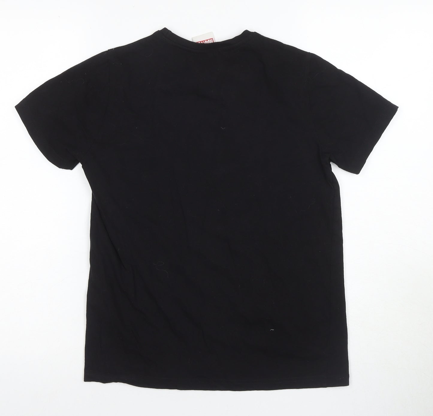Marvel Boys Black Graphic T-Shirt 11-12 Years