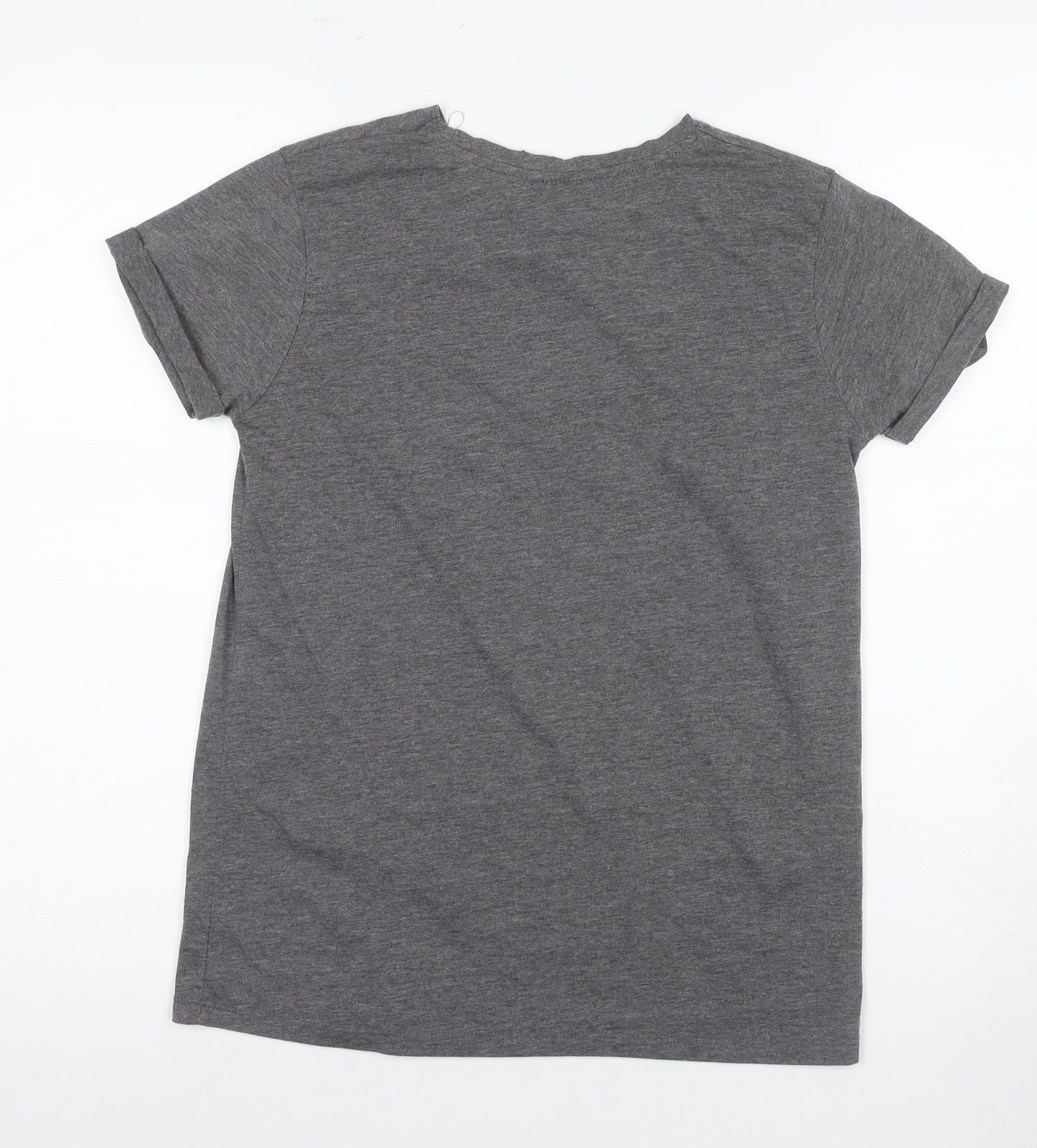 Harry Potter Grey Crew Neck T-Shirt Size 8
