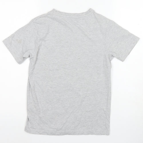 Mckenzie Boys Grey Basic Cotton T-Shirt 13-14 Years