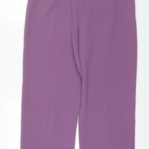 Eastex Women's Purple Trousers, Size 14, Regular Fit