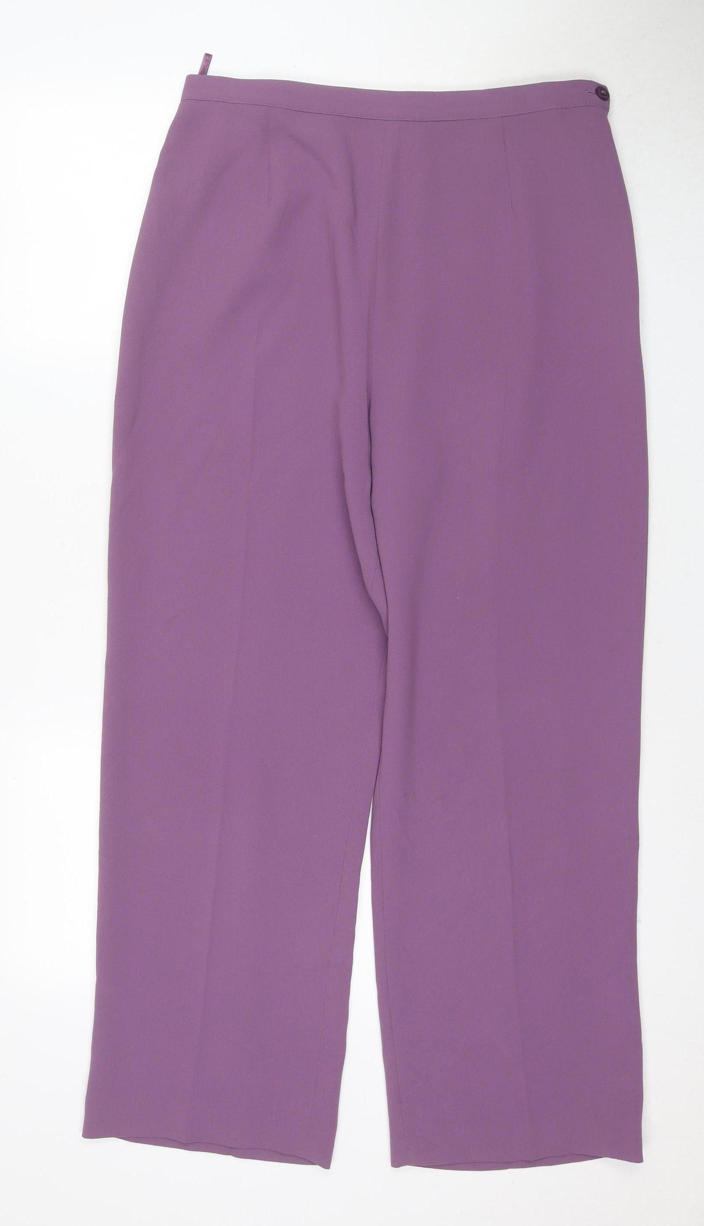Eastex Women's Purple Trousers, Size 14, Regular Fit