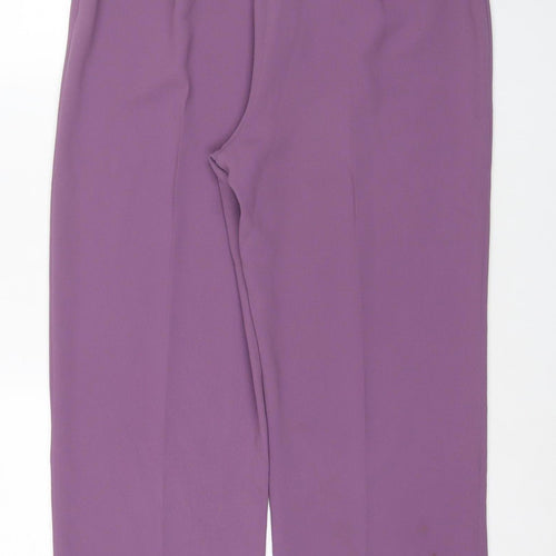 Eastex Women's Purple Trousers, Size 14, Regular Fit
