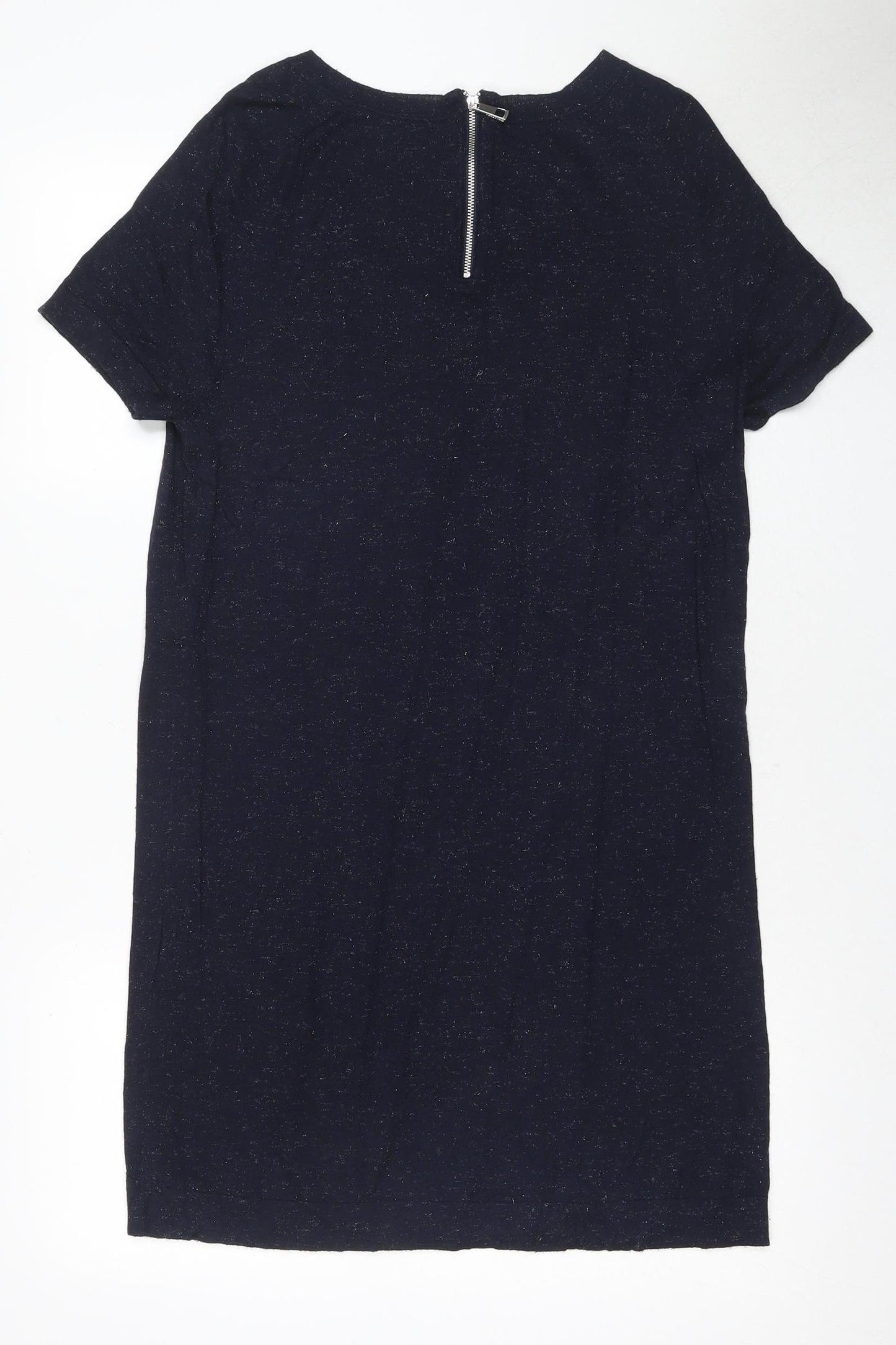Whistles Women's Blue Shift Dress Size 14 - Casual Elegance